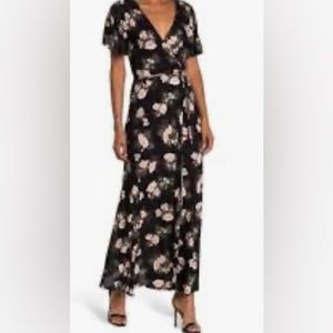 AMERICAN RAG Printed Tie-Back Maxi  M